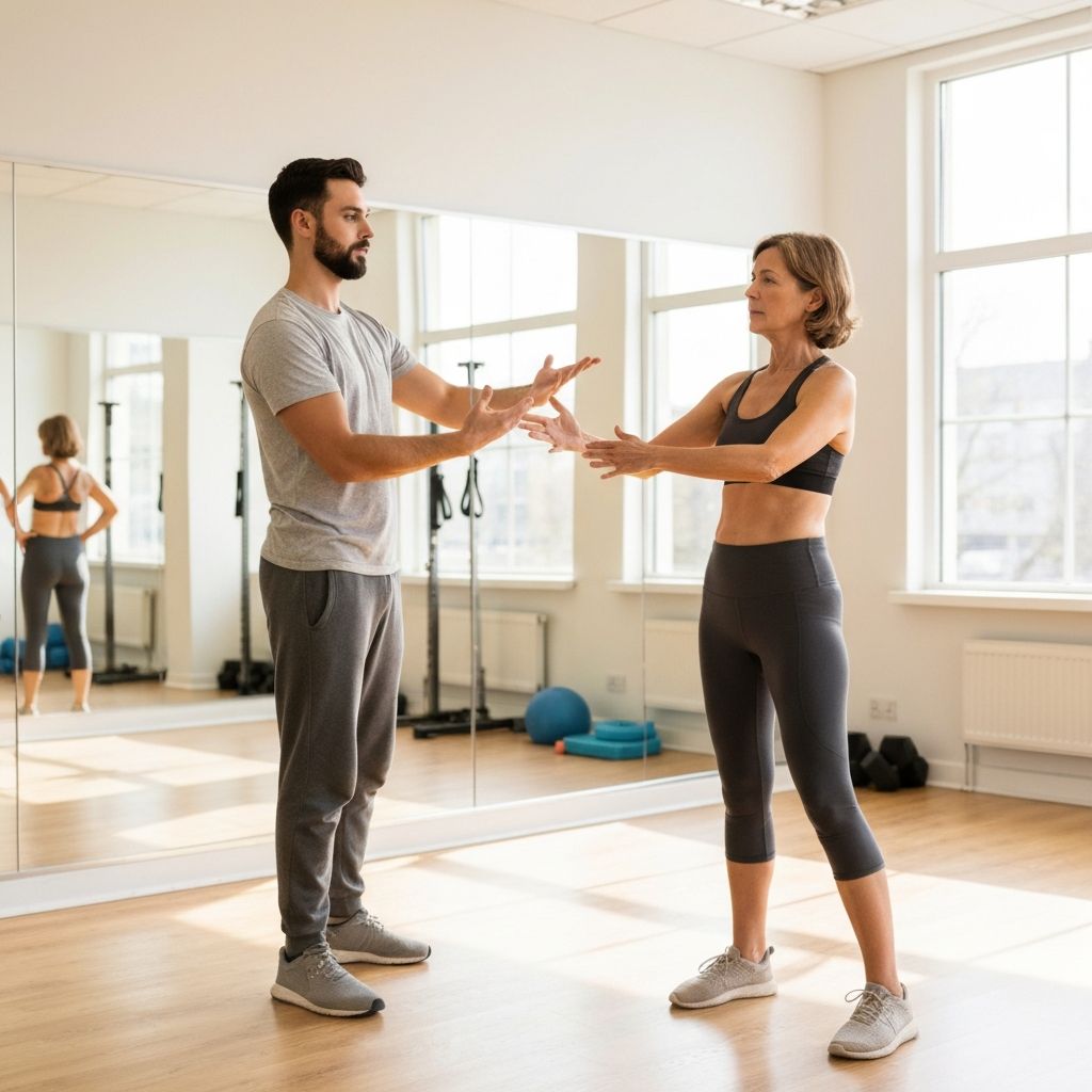 Bewegungsinstruktoren bei der Arbeit